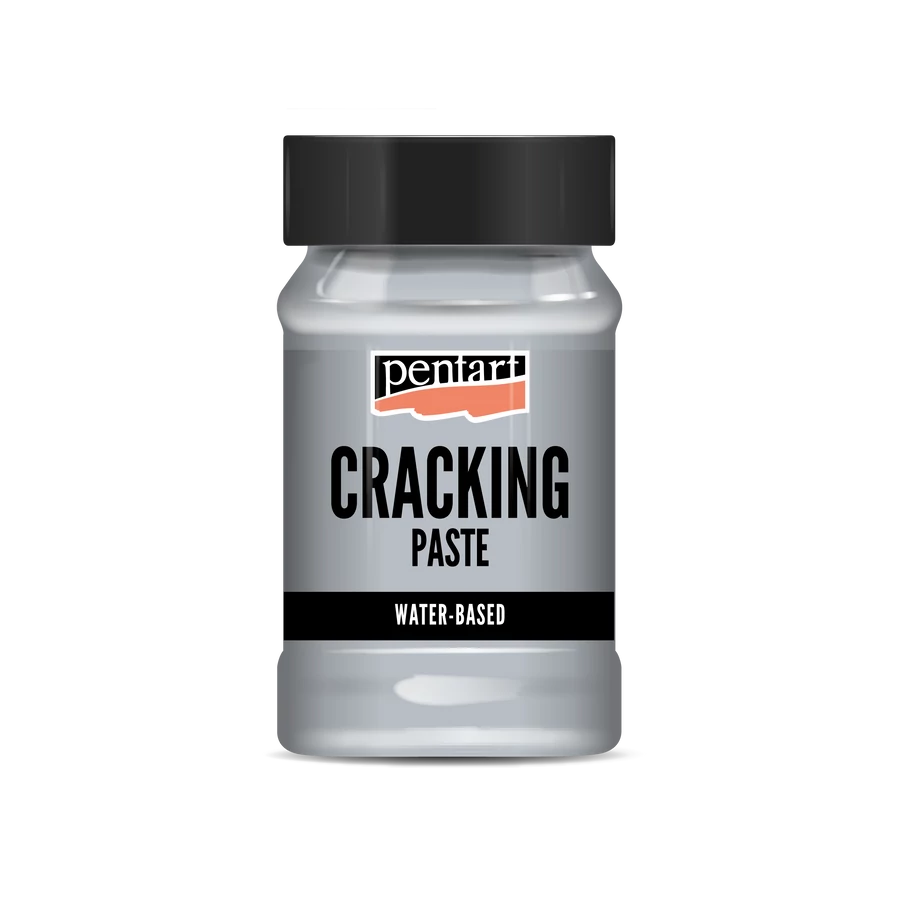 Jar of Pentart silver Cracking Paste 