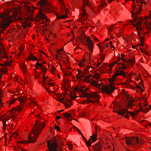 Close-up of red foil