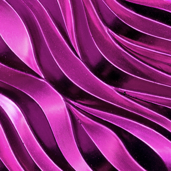 Close-up of magenta wavy pattern