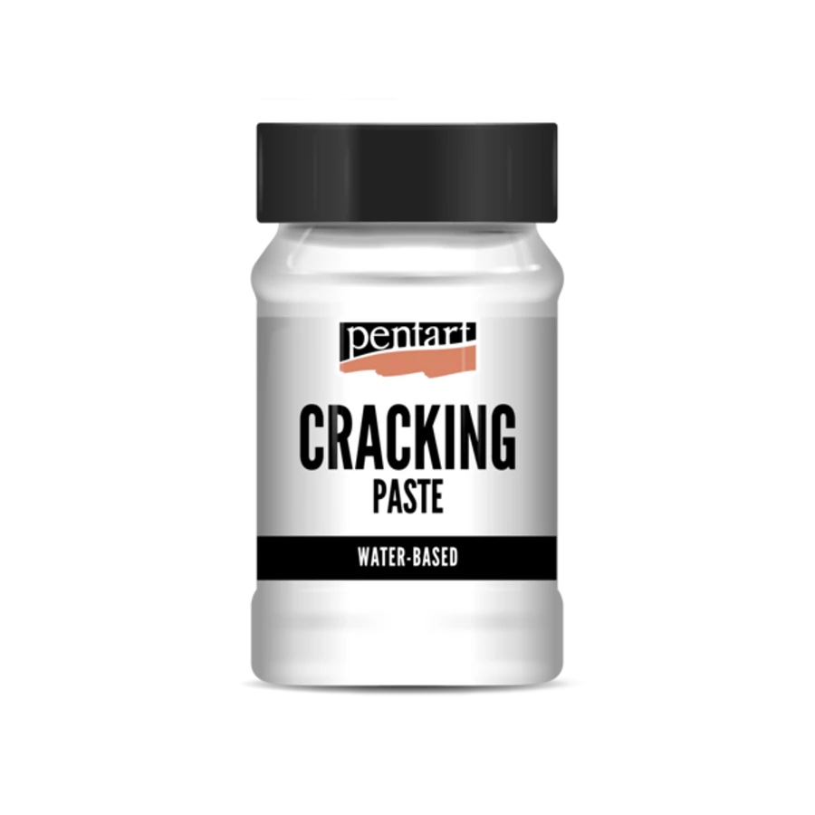 Jar of Pentart white Cracking Paste 