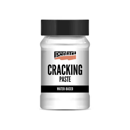 Jar of Pentart white Cracking Paste 