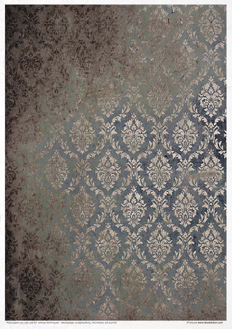 Decorative paper with a patterned design on a textured background
