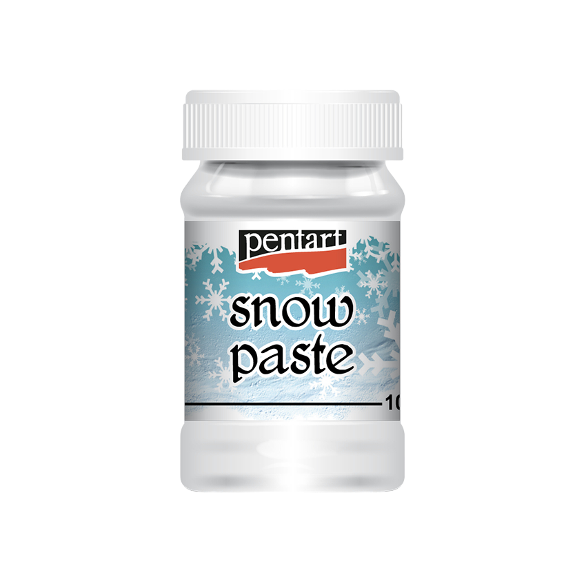 Bottle of Pentart snow paste 