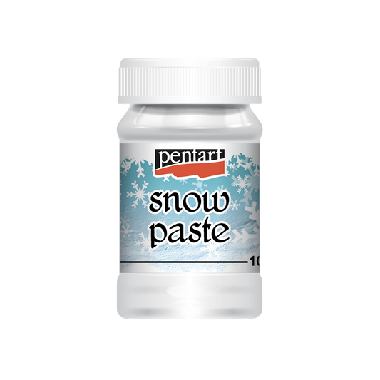 Bottle of Pentart snow paste 