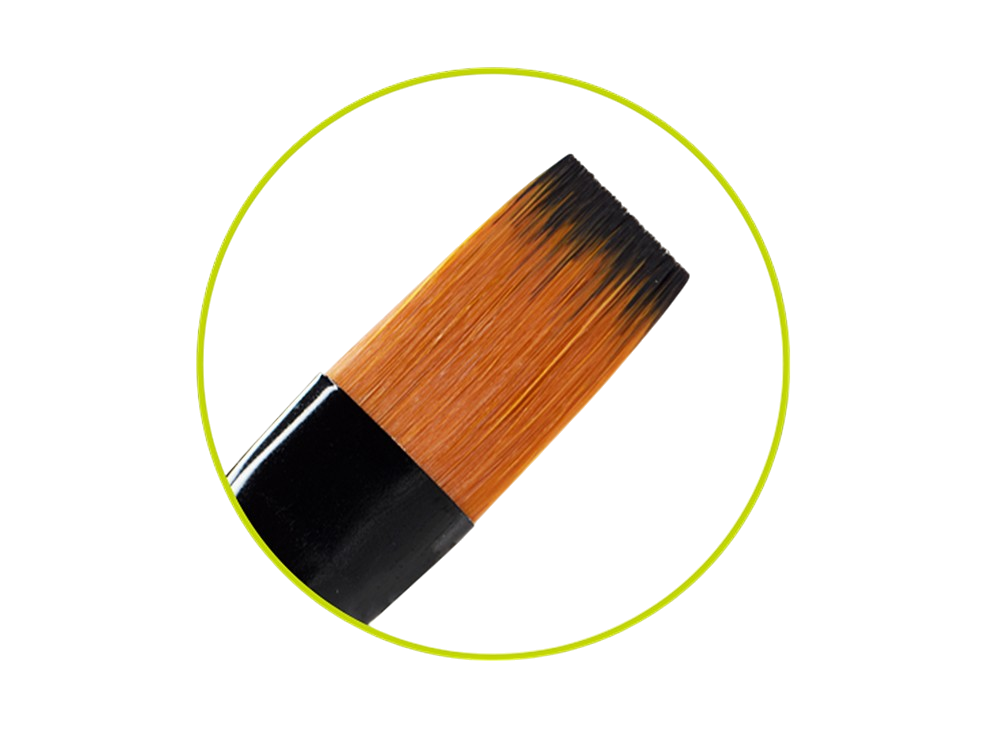 Artist Brush Set of 7 - Flat