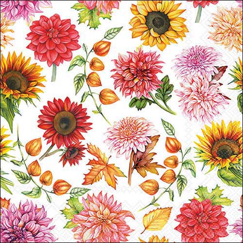 Autumn Blooming- Napkin