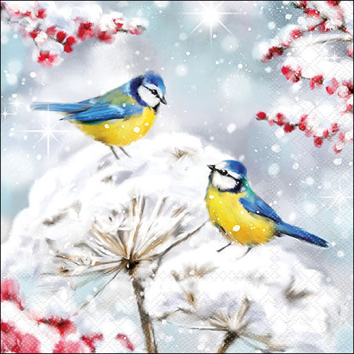 Birds in the Snow - Napkin