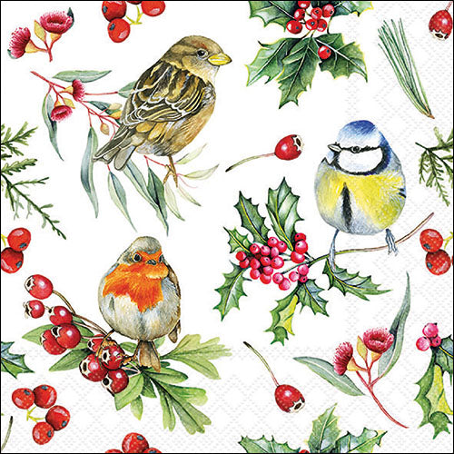 Birds in Winter - Napkin