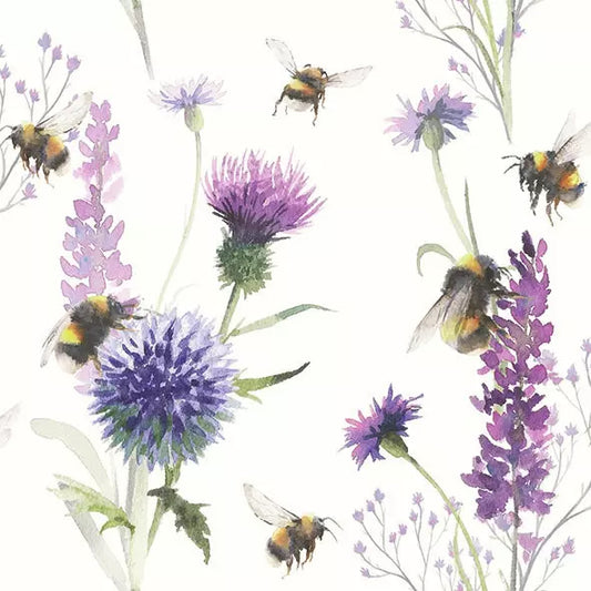 Bumblebees in the Meadow - Napkin