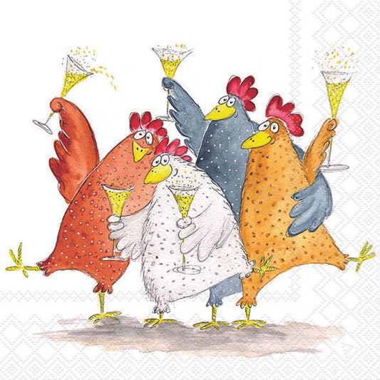 Celebrating Chickens - Napkin