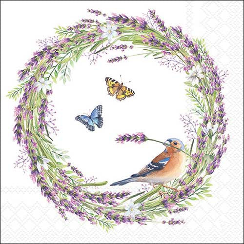 Chaffinch White - Cocktail Napkin