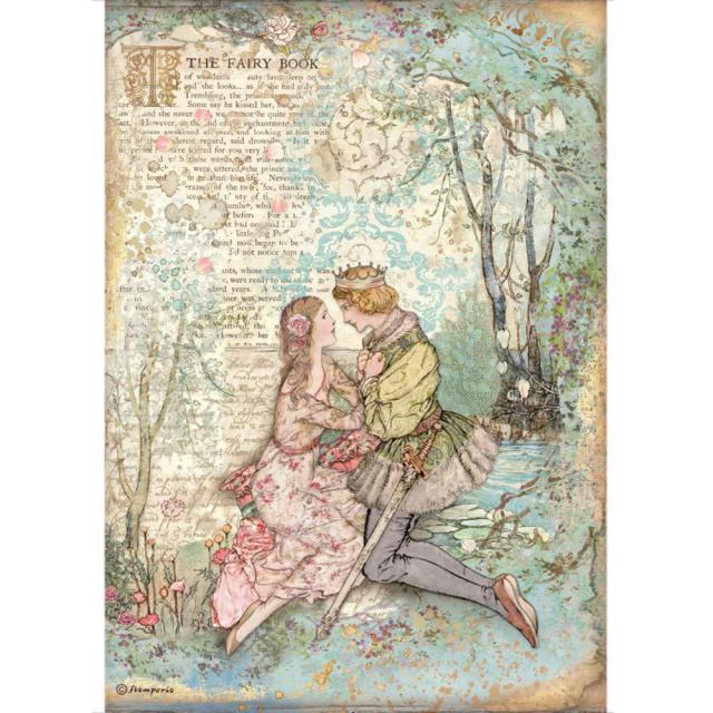 Sleeping Beauty Lovers DFSA4574 - Rice paper A4