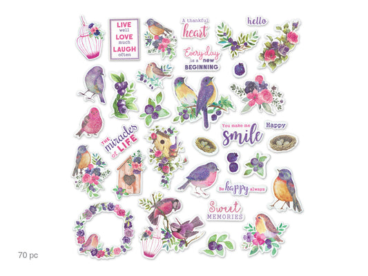 Die Cuts 250 gsm - Birds & Berries