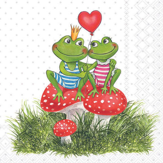 Frogs in Love - Napkin