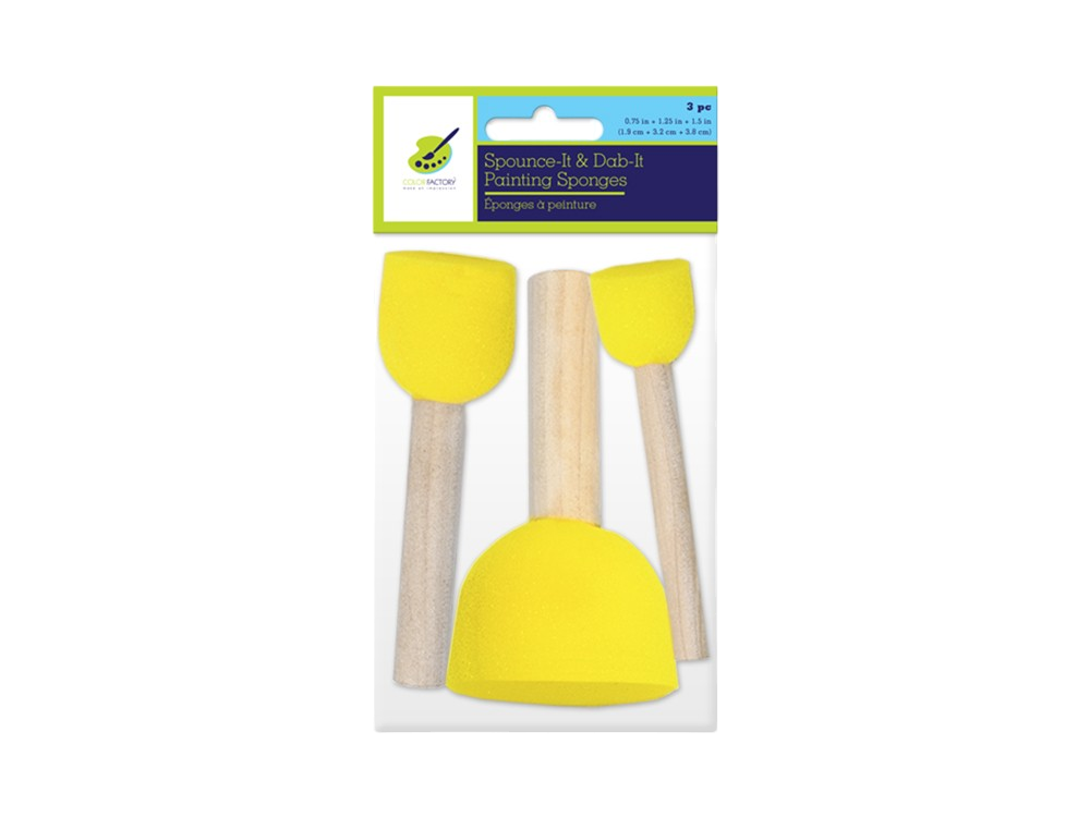 Round Sponge Brush Set