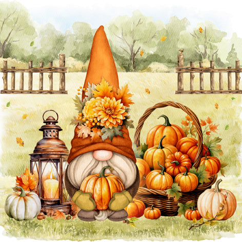 Harvest Gnome - Napkin