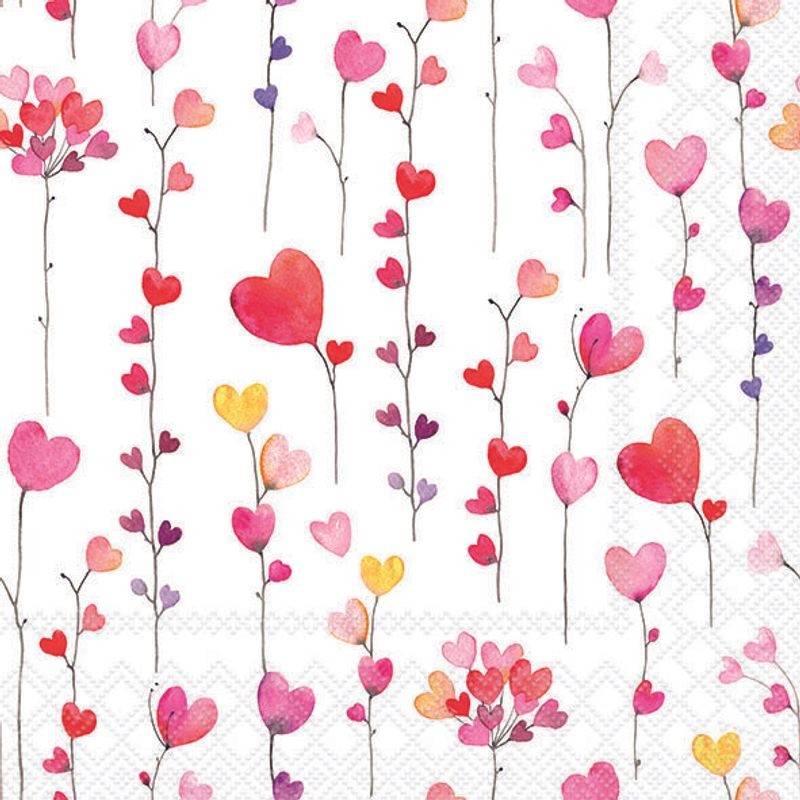 Hearts Garlands - Napkin