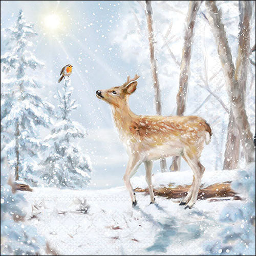 Meeting in Winterworld - Napkin