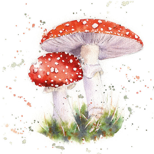 Painted Fly Agaric - Napkin