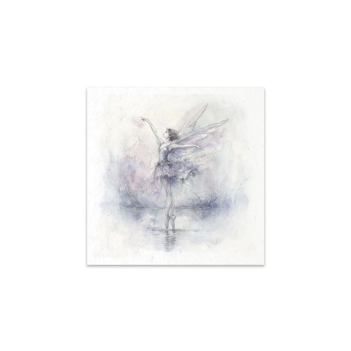 A dancer in a misty setting