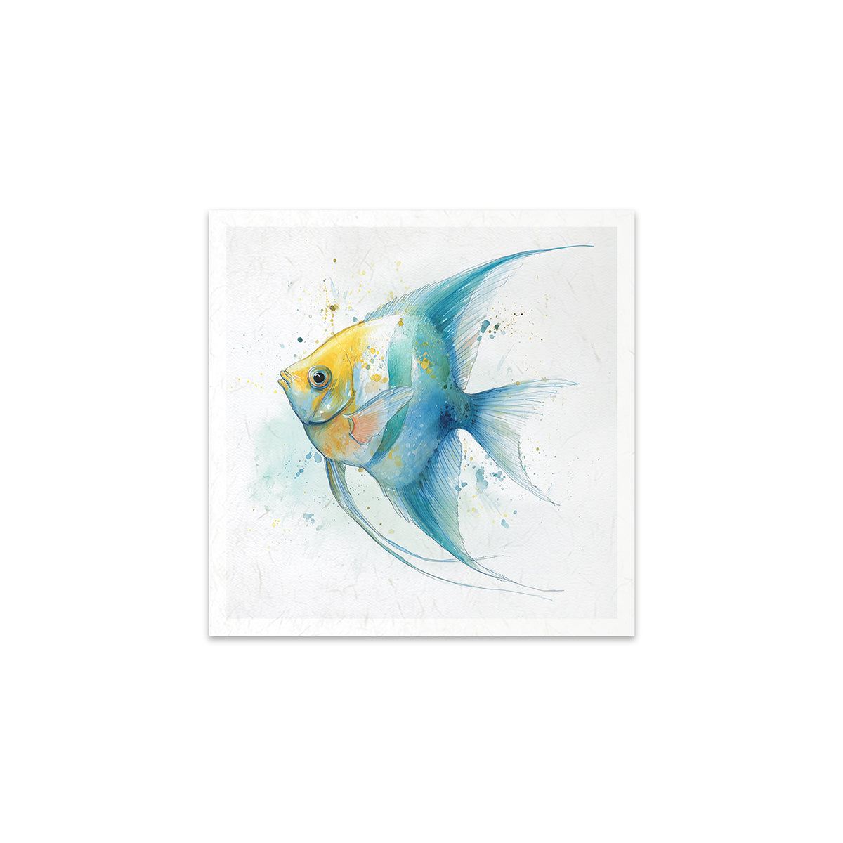 Colourful fish illustration on a white background