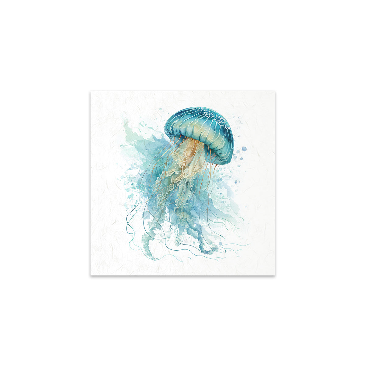 Illustration of a jellyfish on a white background
