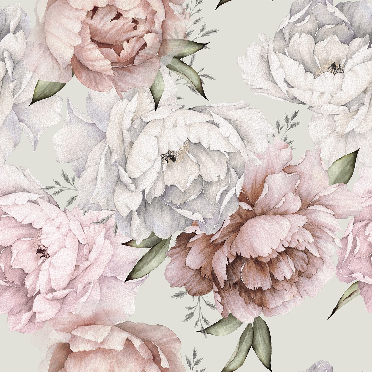 Peonies grey - Napkin