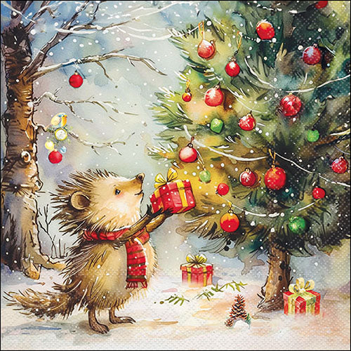 Present for Hedgehog- Napkin