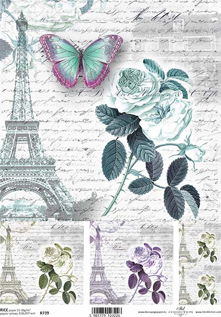 R0739 - Papier de riz A4 
