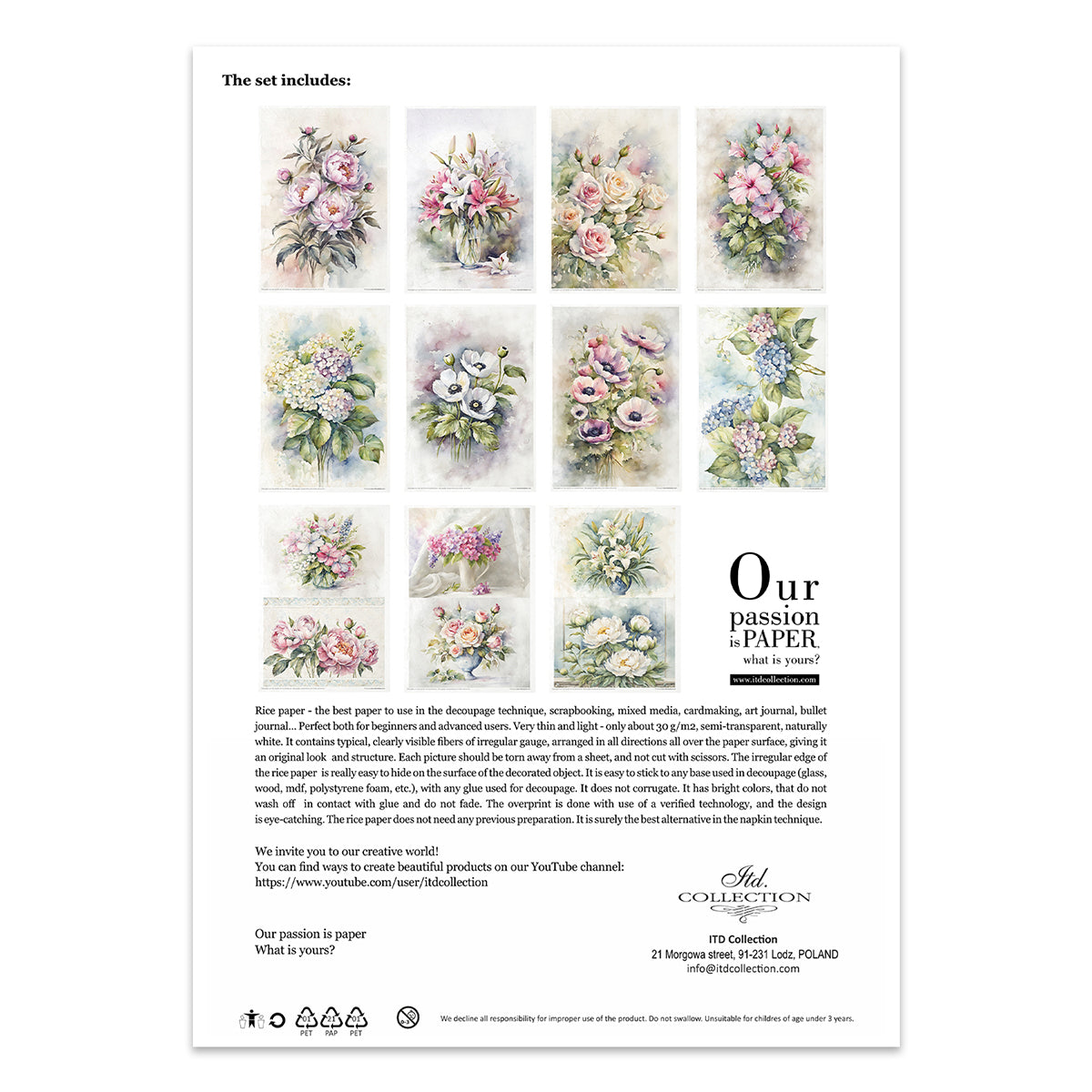 RP074 - Rice Paper Creative Set