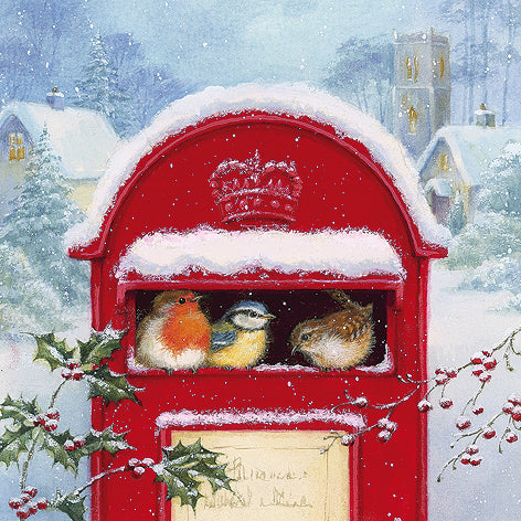 Red Post Box - Napkin