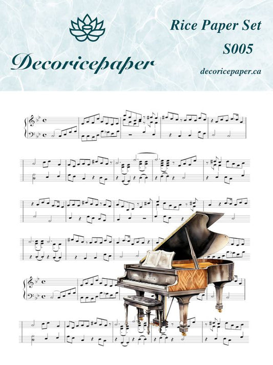 S005 - Musical Moments - Mini Rice Paper Set