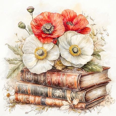 S009 - Poppy Dreams - Mini Rice Paper Set