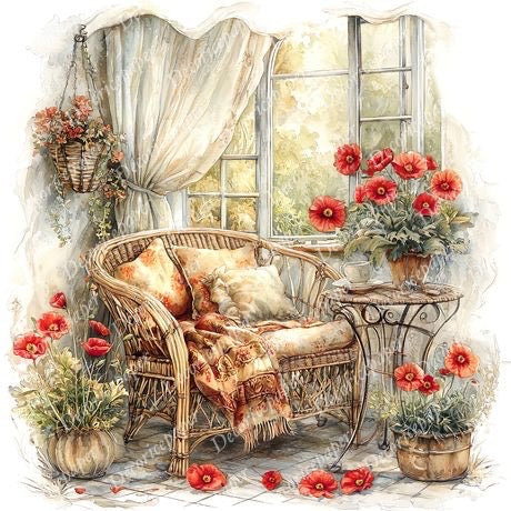 S009 - Poppy Dreams - Mini Rice Paper Set