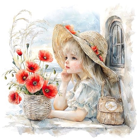 S009 - Poppy Dreams - Mini Rice Paper Set