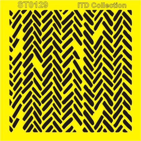 Aged hardwood pattern on a yellow background.