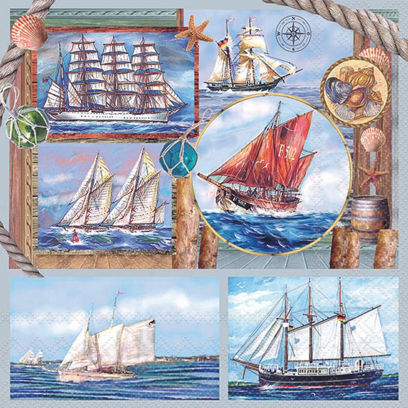 Sail Away - Napkin