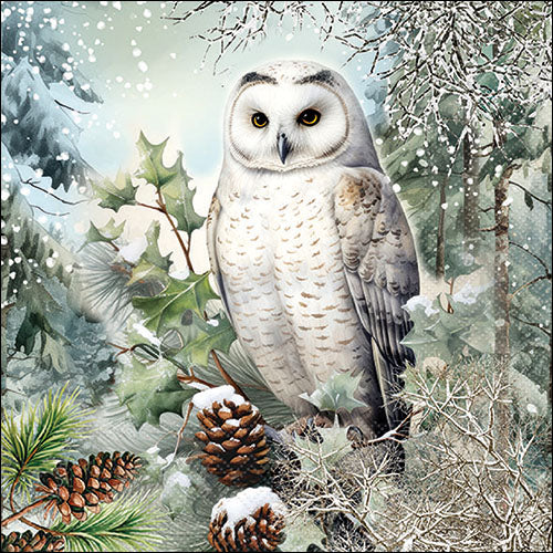 Snowy Owl - Napkin