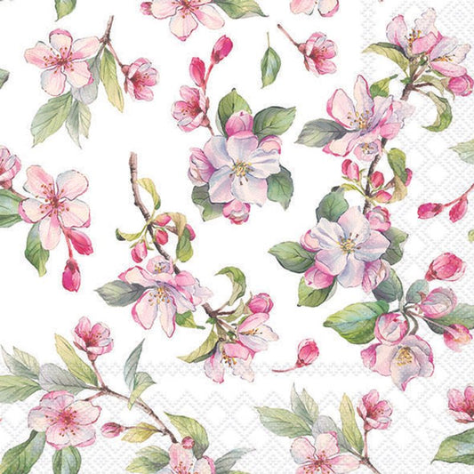 Spring Blossom WHITE - Napkin