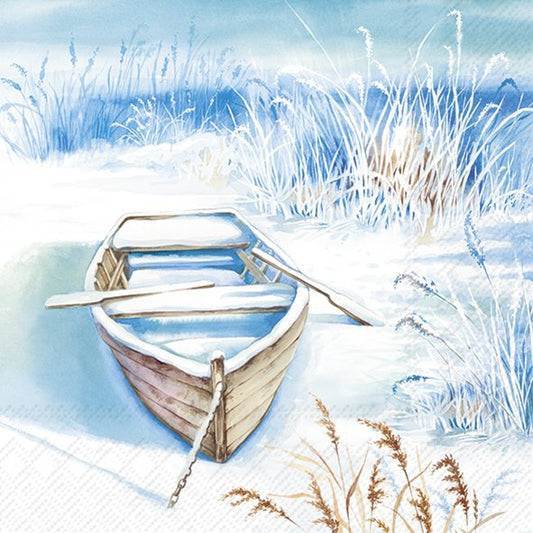 The Boat in the Ice - Napkin