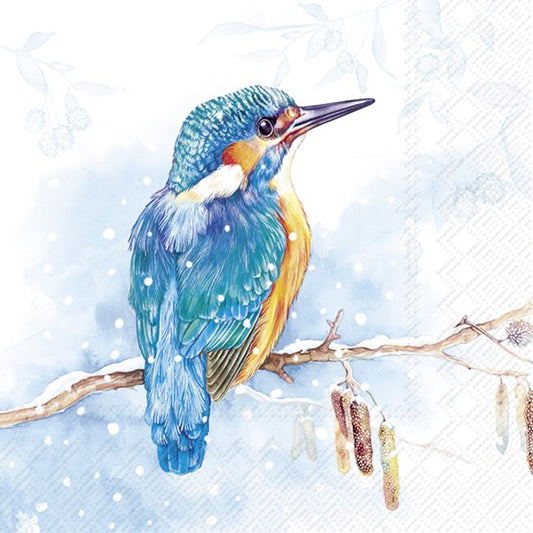 The Kingfisher light blue - Napkin