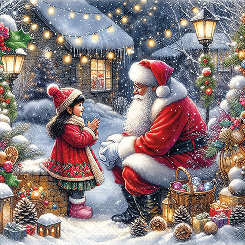 Talking To Santa - Napkin