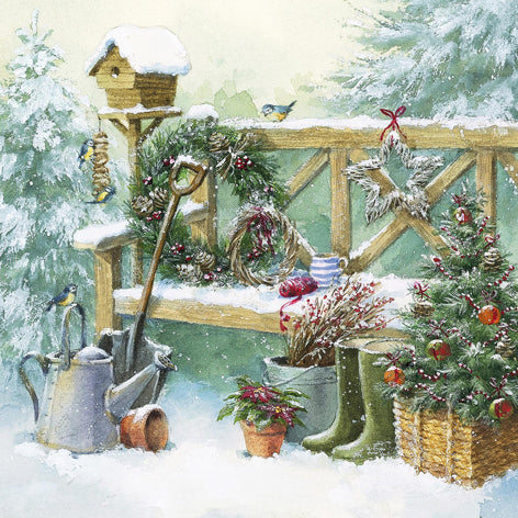 Winter Gardening - Napkin