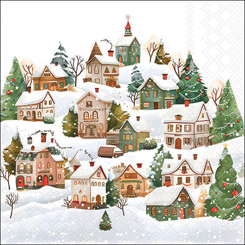 Winter Village A - Napkin
