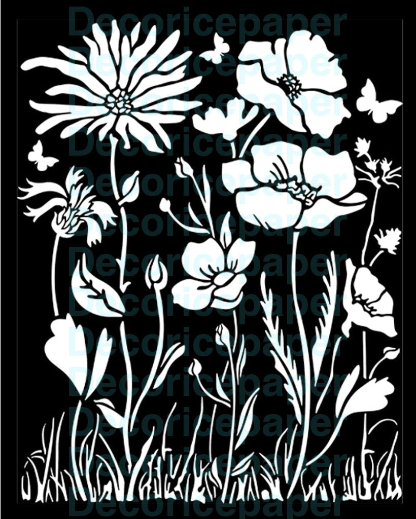Atelier Poppy And Flower - Stencil