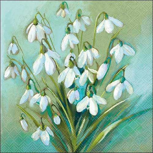 Snowdrops in Winter - Napkin