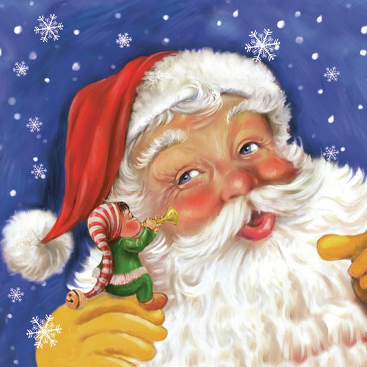 Santa $ Elf - Napkin