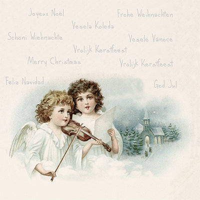 Angels Playing Violin - Napkin