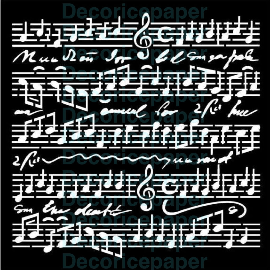 Music Scores - Stencil