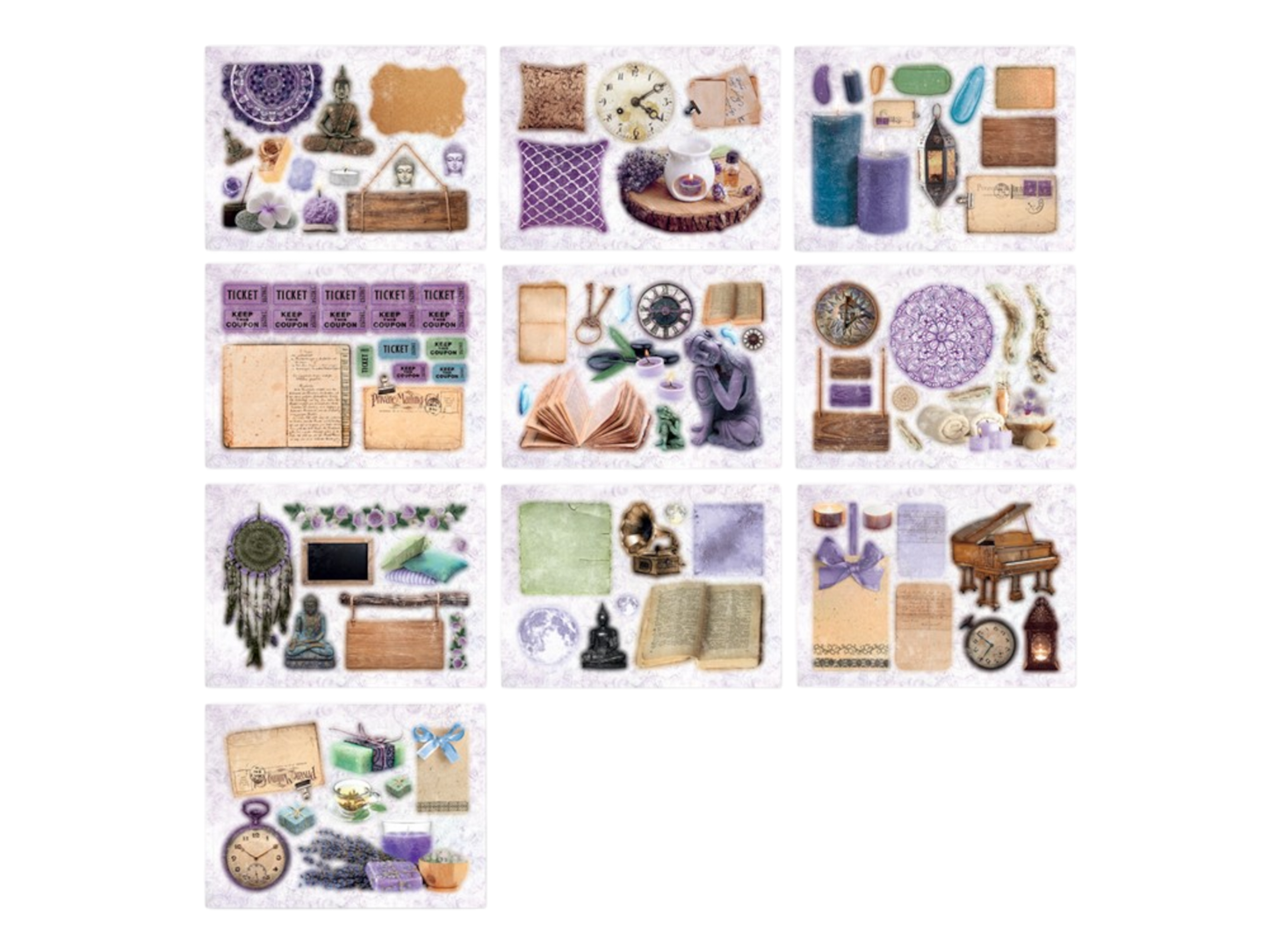 Die Cut Pad 170 gsm - Lavender